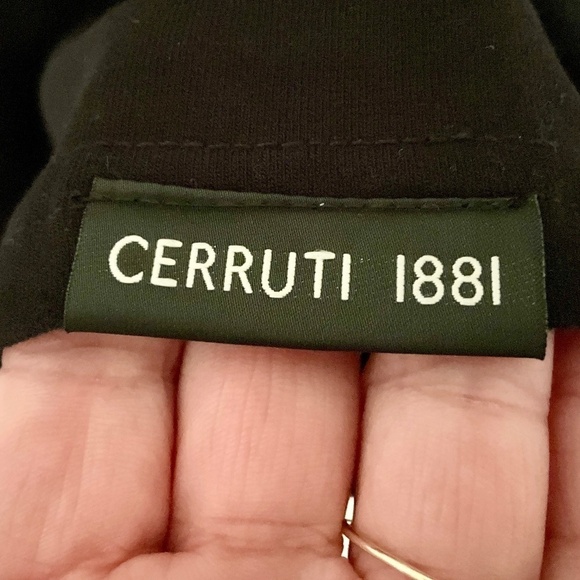 Cerruti 1881 Men’s Tee Black and silver Graphic Y2K sequin short sleeve size M - Picture 3 of 9